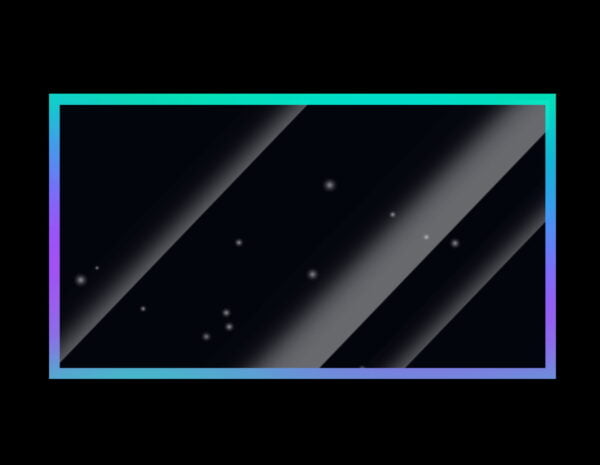 Twitch Webcam Overlay with Purple Magic Particles - Full View