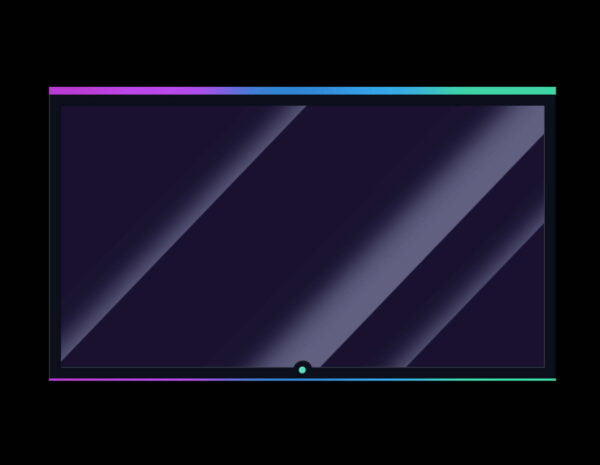 Twitch Webcam Overlay - Animated Purple & Blue Gradient - Full View
