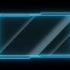 Twitch Webcam Overlay with 4 Neon Color Animation - Full View - Blue