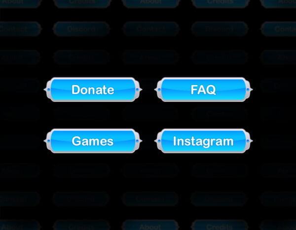 Blue Twitch Panels - 20x Gaming Blue Button Panels - Image1