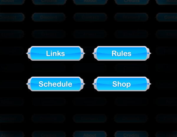 Blue Twitch Panels - 20x Gaming Blue Button Panels - Image2
