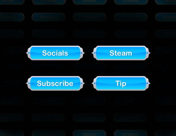 Blue Twitch Panels - 20x Gaming Blue Button Panels - Image3