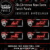 Christmas Neon Twitch Panels - 20x Neon Santa Panels