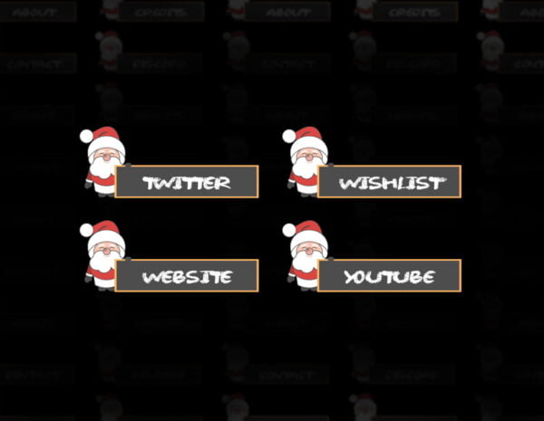 Christmas Twitch Panels - 20x Cute Christmas Santa Panels - Image4