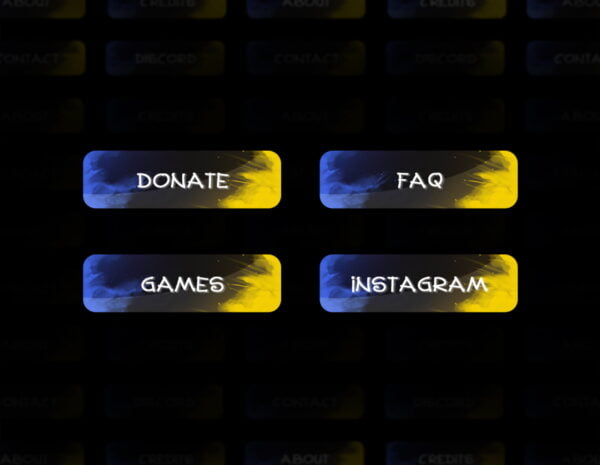 Colorful Twitch Panels - 20x Blue & Yellow Color in Air Panels - Image1