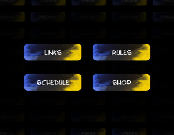 Colorful Twitch Panels - 20x Blue & Yellow Color in Air Panels - Image2
