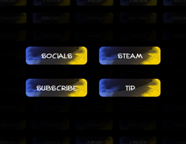 Colorful Twitch Panels - 20x Blue & Yellow Color in Air Panels - Image3