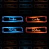 Neon Twitch Panels - 20x2 Blue and Red Neon Panels - Image4