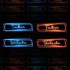 Neon Twitch Panels - 20x2 Blue and Red Neon Panels - Image8