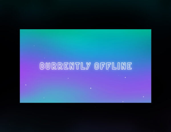 Twitch Animated Screen | Magic Particles Twitch Animated Scenes | Currently Offline