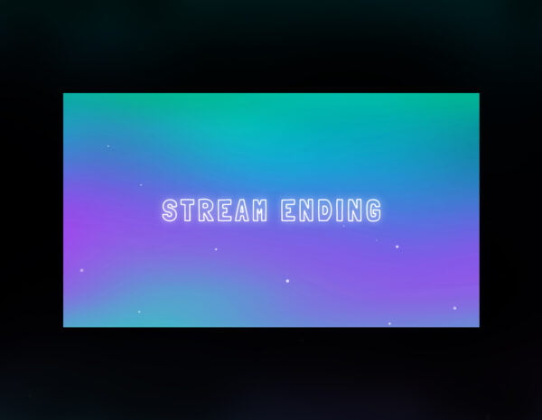 Twitch Animated Screen | Magic Particles Twitch Animated Scenes | Stream Ending