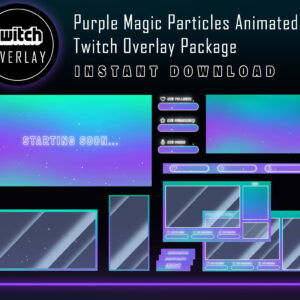 magic particles twitch package overlay streaming package
