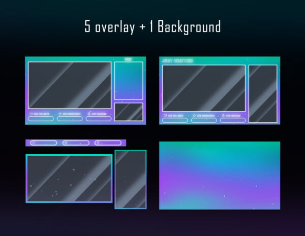 magic particles twitch package overlay streaming package overlay