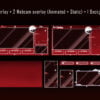 Red Halloween Bat Twitch Overlay Package Overlays