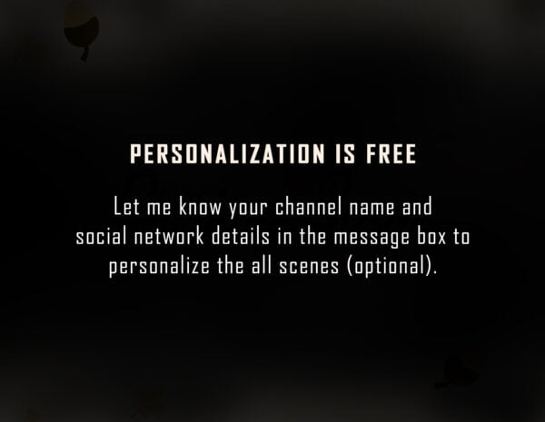 Autumn Twitch Animated Scenes with Falling Nuts Animation | Free personalization