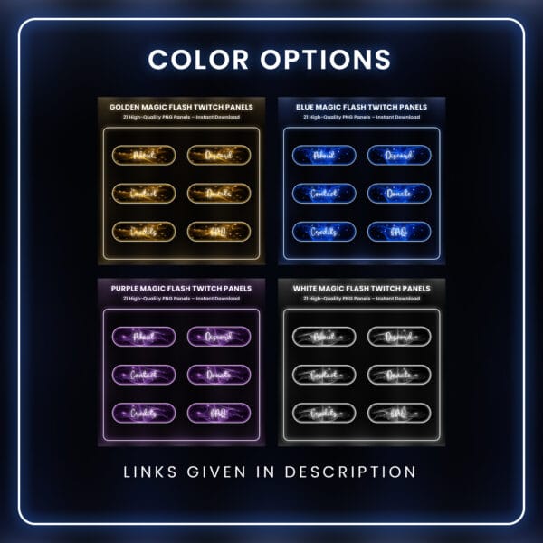 Other color option for magic flash Twitch panels