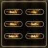 Cozy and stylish Twitch panels in gold