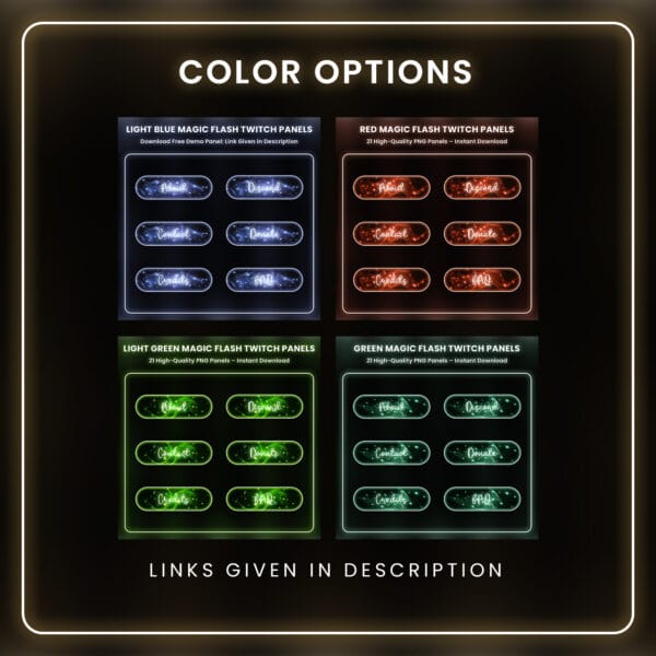 Other color option for magic flash Twitch panels