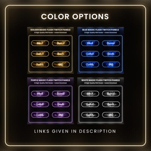 Other color option for magic flash Twitch panels