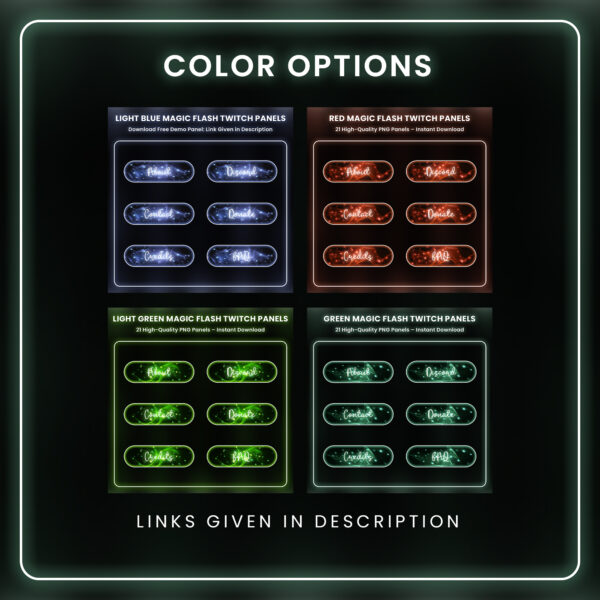 Other color option for magic flash Twitch panels
