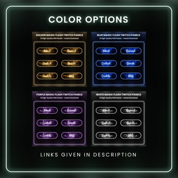 Other color option for magic flash Twitch panels