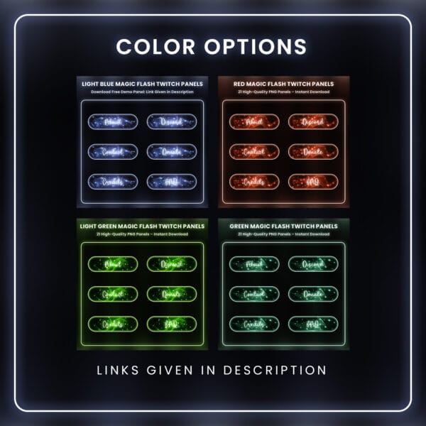 Other color option for magic flash Twitch panels