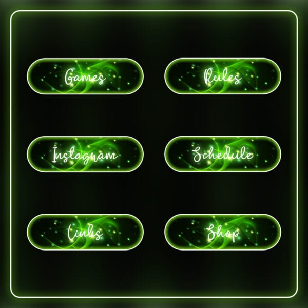 21 pastel green Twitch panels for cute streamers