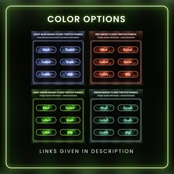 Other color option for magic flash Twitch panels