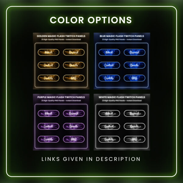 Other color option for magic flash Twitch panels