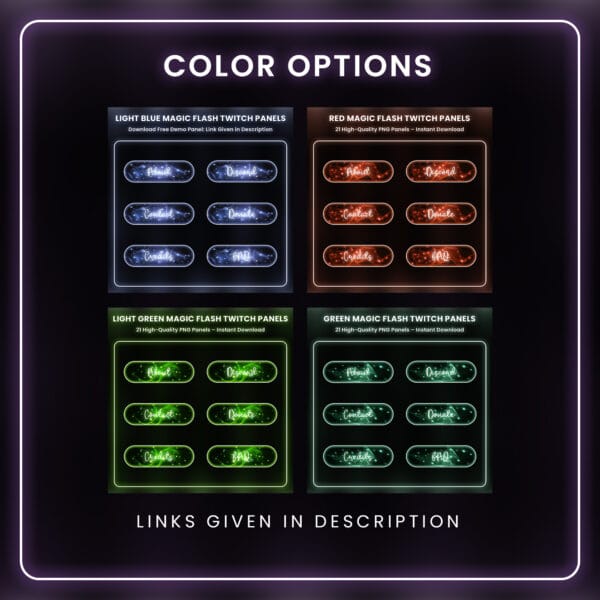 Other color option for magic flash Twitch panels