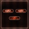 Red Twitch graphics designed for streamers