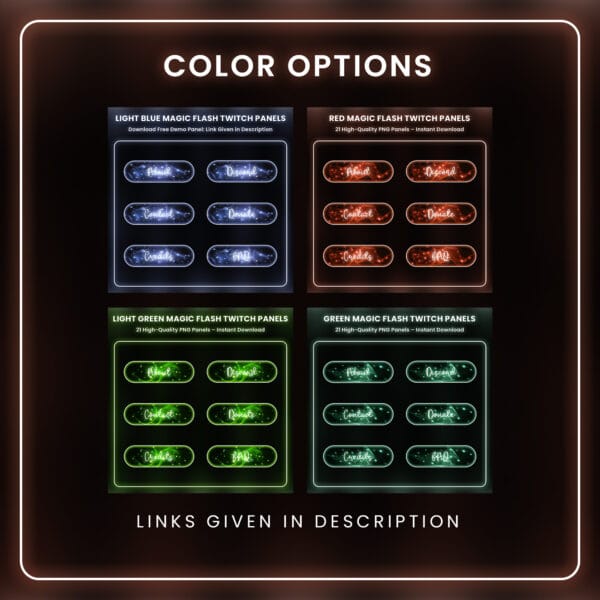 Other color option for magic flash Twitch panels