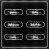 21 glowing white Twitch panels with clean design