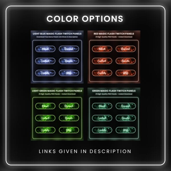 Other color option for magic flash Twitch panels