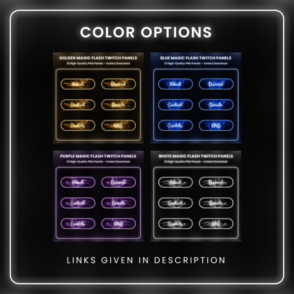 Other color option for magic flash Twitch panels